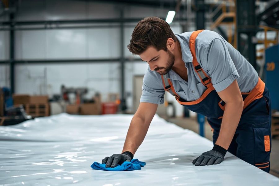 Limpieza de lona versaflex