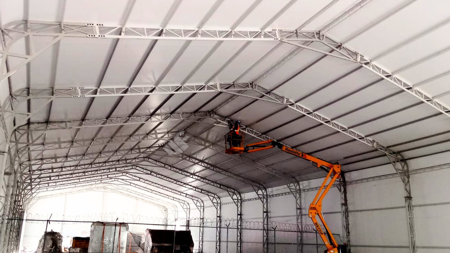 Bodegas y almacenes de lona usos industriales, comerciales y gubernamentales 1