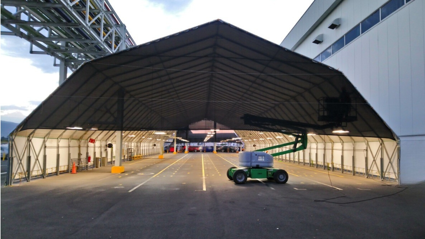 Bodegas y almacenes de lona usos industriales, comerciales y gubernamentales 2