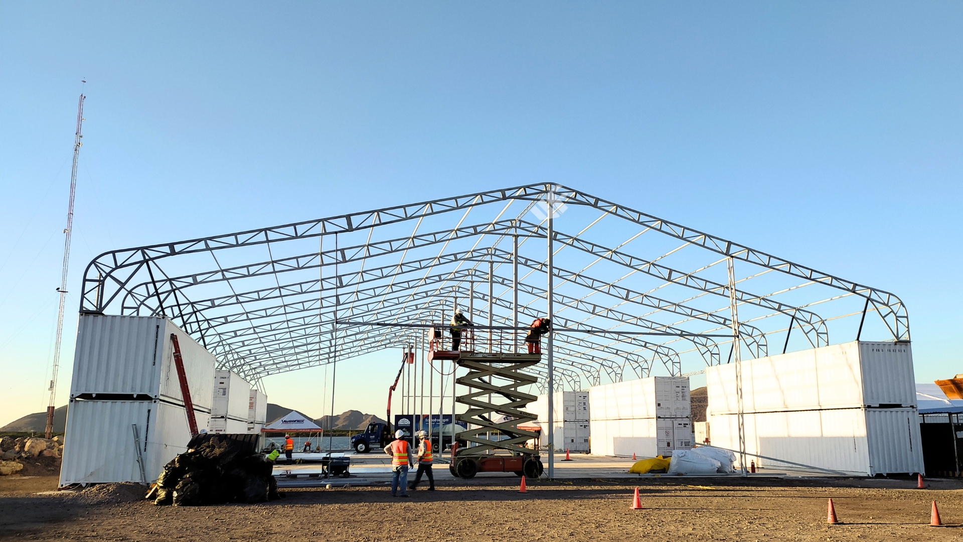 Infraestructura Minera de Vanguardia -Estructura de almacén Industrial