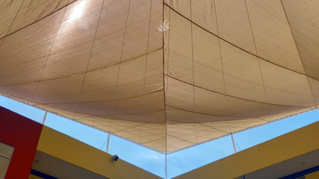 Malla sombra arquitectonica