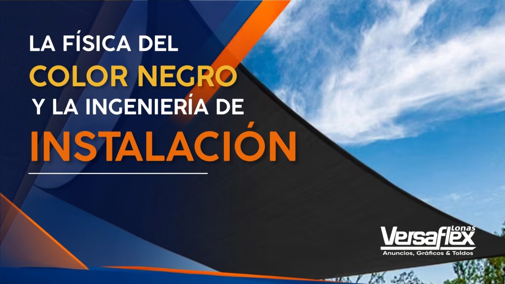 Malla sombra la sifica del color negro y la ingeniería de instalación